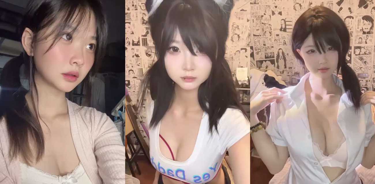 B站福利姬【羊咩咩】舰长提督福利流出，脸穴同框摸奶扣逼反差炸裂